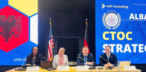 Karimah Hosein, Senior Legal Counsel attending the Programme on Countering Transnational Organised Crime, 2023 in Bavaria, Germany hosted by the George Marshall Centre for Security Studies.