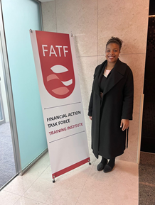 Delisier Blackman, Legal Counsel, member of the Criminal Justice Unit at Financial Action Task Force (FATF) training in South Korea. The Criminal Justice Unit is a Cabinet appointed Unit representative on the NAMLC.